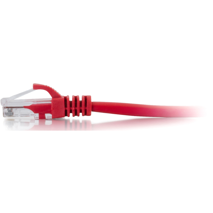 C2G-14ft Cat6 Snagless Unshielded (UTP) Network Patch Cable - Red