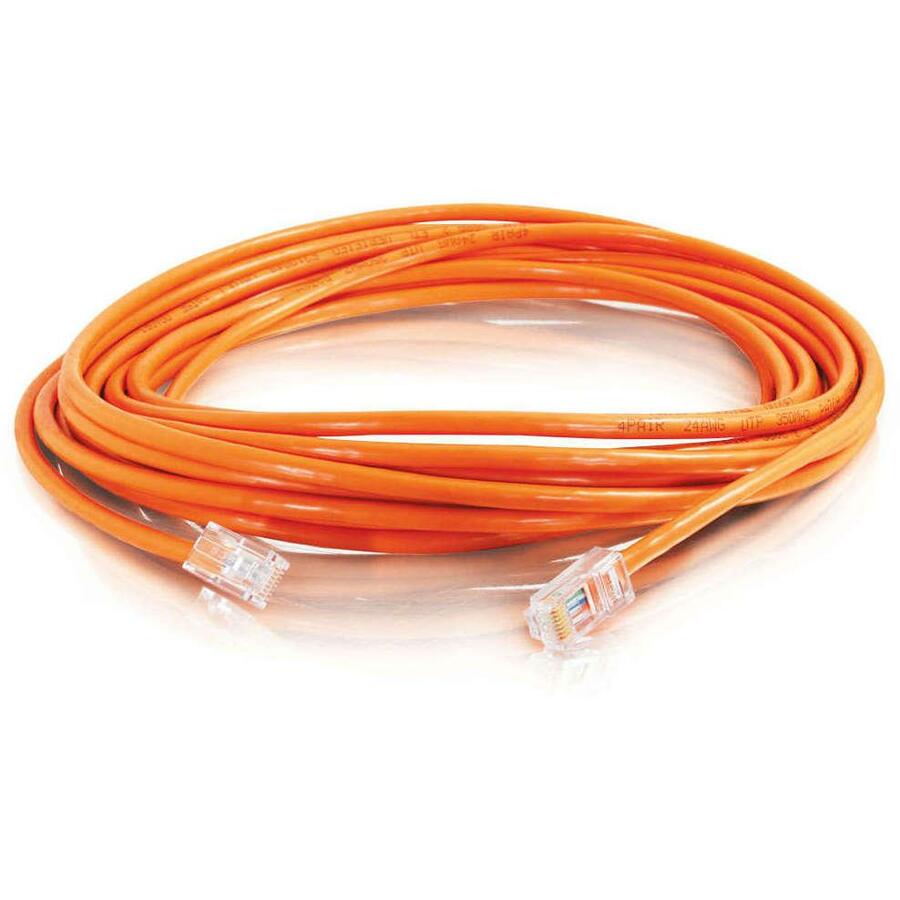 C2G-5ft Cat5e Non-Booted Crossover Unshielded (UTP) Network Patch Cable - Orange