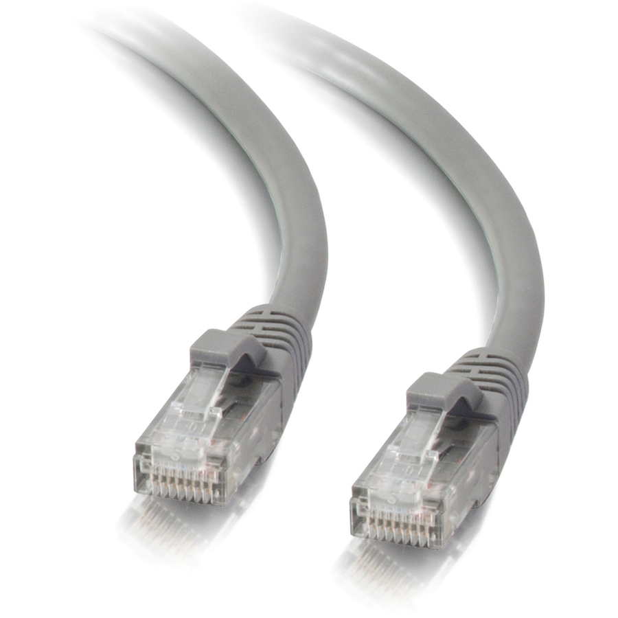 C2G 25ft Cat5e Snagless Unshielded (UTP) Network Patch Ethernet Cable-Gray