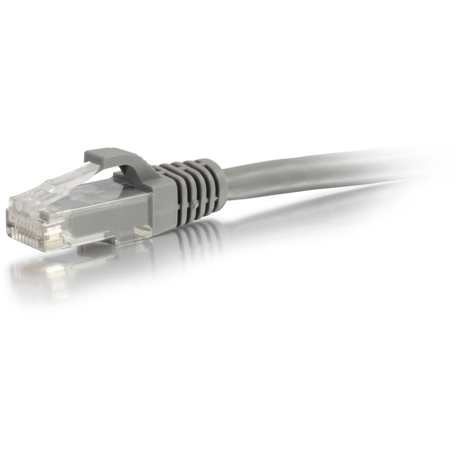 C2G 14ft Cat5e Ethernet Cable - Snagless Unshielded (UTP) - Gray