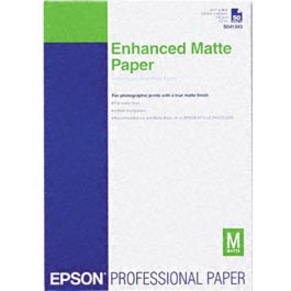 Epson Enhanced Matte Paper  36-inch x 100ft Roll - Epson