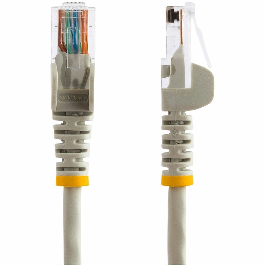 StarTech 10 ft Gray Snagless Cat5e UTP Patch Cable