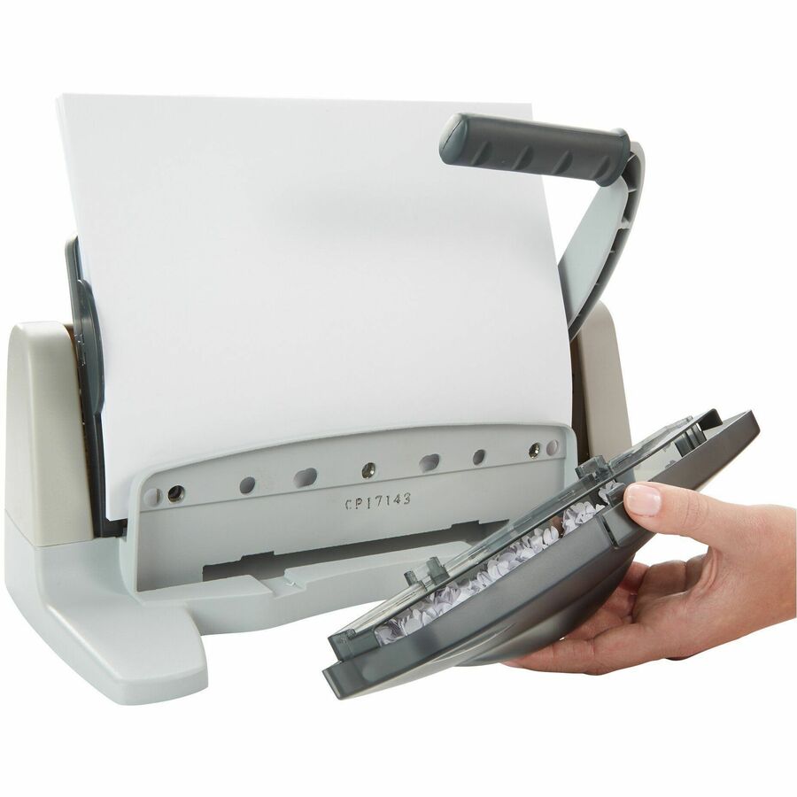 Swingline GBC 24-Sheet Electric Adjustable 2 and 3-Hole Punch, Stapler