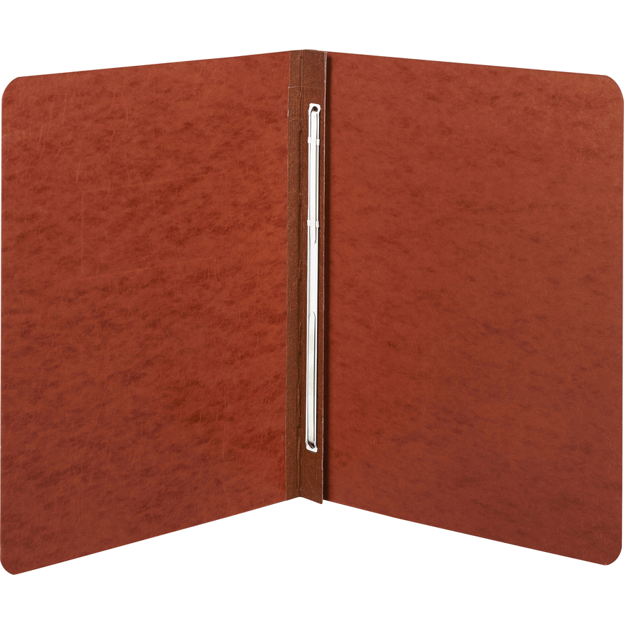 ACCO Presstex Letter Recycled Report Cover - 3" Folder Capacity - 8 1/2" x 11" - Red - 30% Recycled - 1 Each