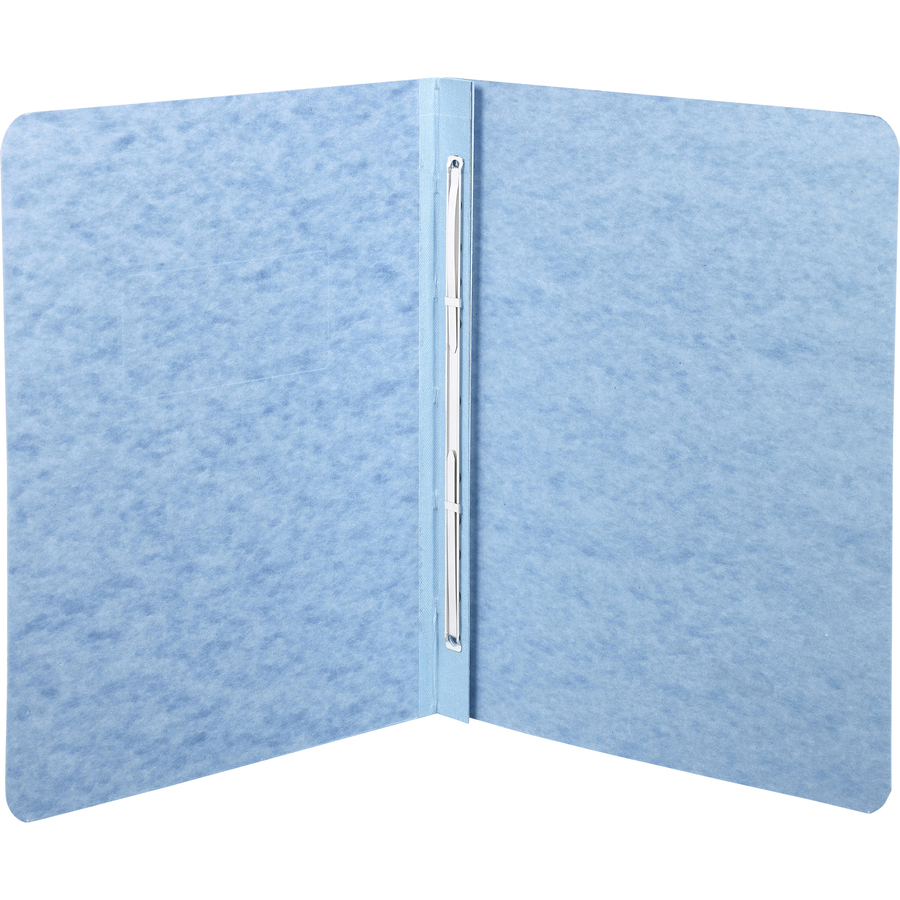 ACCO Letter Recycled Report Cover - 3" Folder Capacity - 8 1/2" x 11" - Light Blue - 30% Recycled - 1 Each