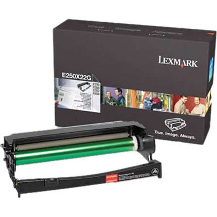 Lexmark E25X22G Photoconductor Kit - Laser Print Technology - 30000 - 1 Each - Laser Printer Drums - LEXE250X22G