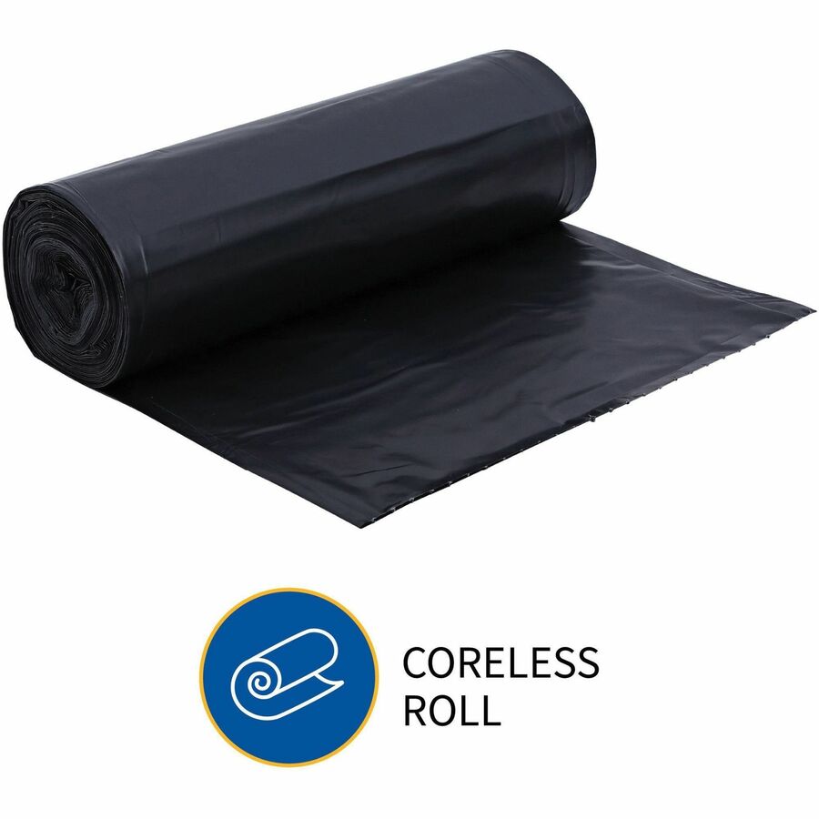 15 Gallon ECO Low Density Black Trash Can Liners