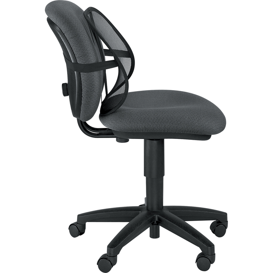 Fellowes Office Suites Mesh Back Support - Black - Mesh Fabric = FEL8036501