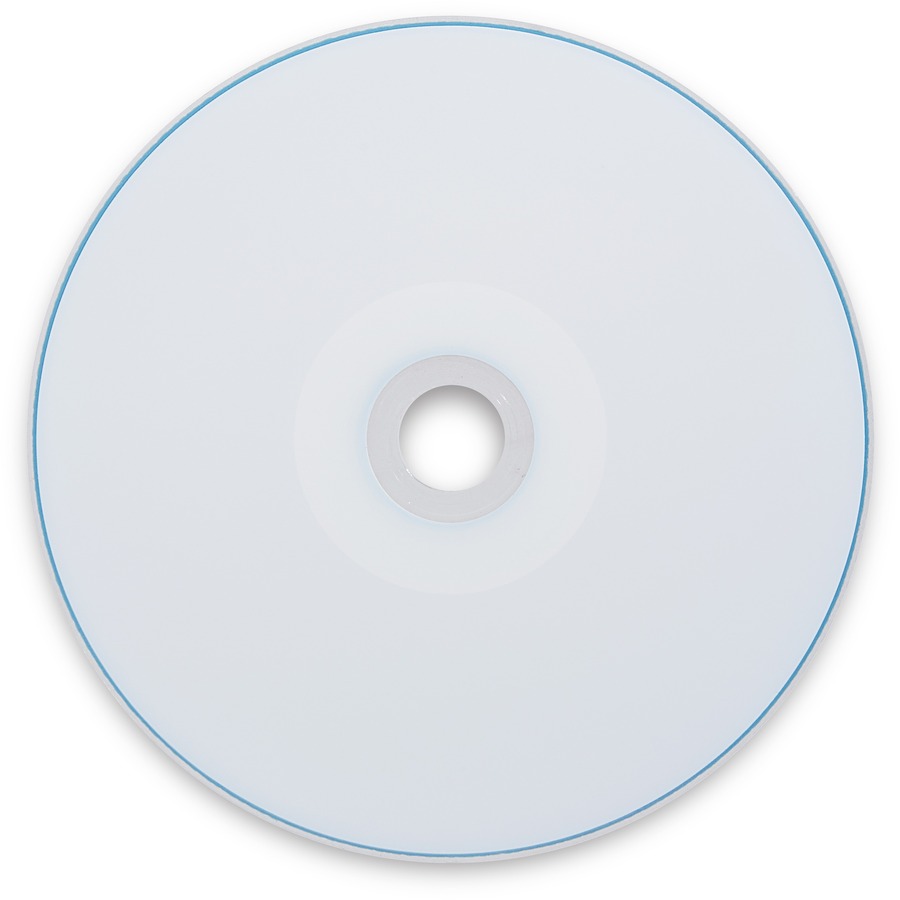 Verbatim CD-R 700MB 52X White Thermal Printable, Hub Printable - 100pk Spindle - 700MB - 100 Pack