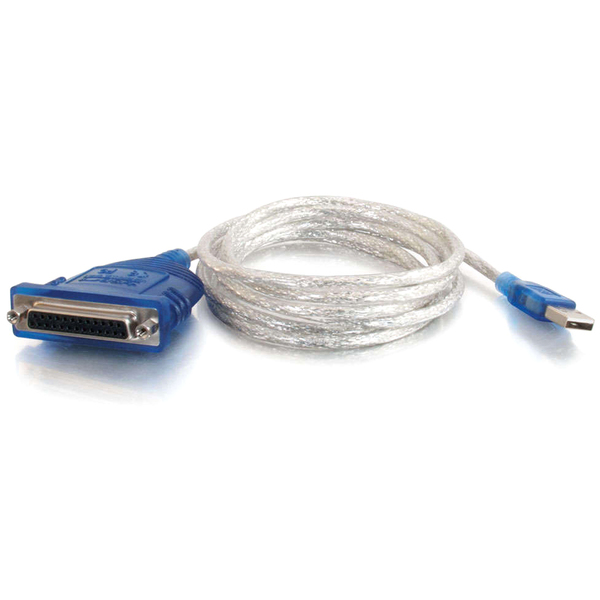 C2G USB to DB25 IEEE-1284 Parallel Printer Adapter Cable, 6 ft