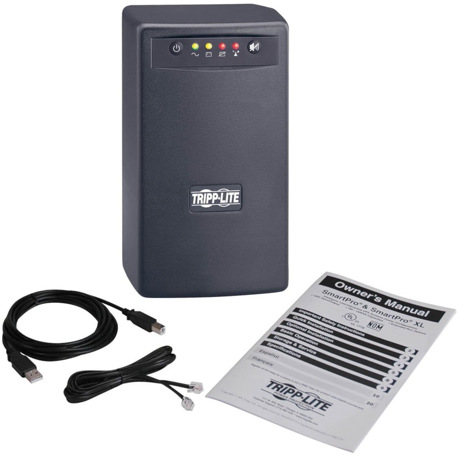 Tripp Lite by Eaton UPS SmartPro 550VA 300W 120V Line-Interactive UPS - 6 Outlets AVR USB Tower