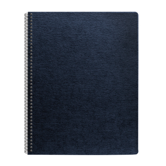 Fellowes Expressions Linen Presentation Covers - 11" Height x 8.5" Width x 0.1" Depth - For Letter 8 1/2" x 11" Sheet - Navy - Linen - 200 / Pack