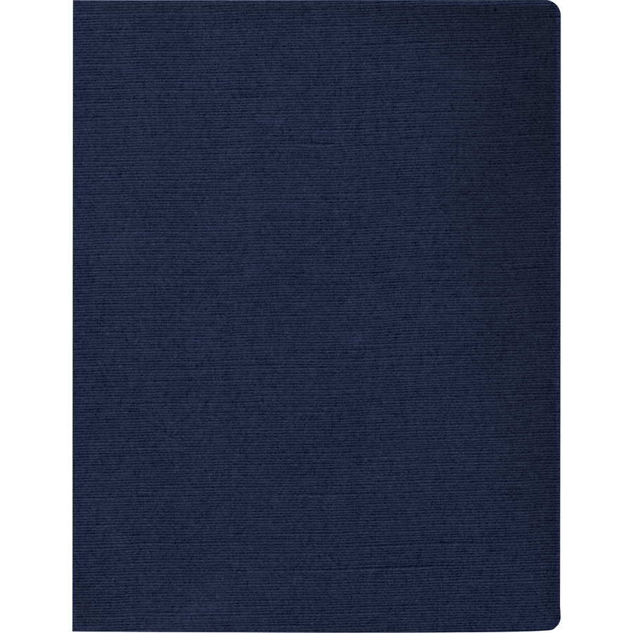 Fellowes Expressions Oversize Linen Presentation Covers - 11.3" Height x 8.8" Width x 0.1" Depth - For Letter 8 1/2" x 11" Sheet - Navy - Linen - 200 / Pack = FEL52113