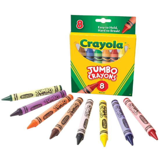 Crayola Jumbo Crayons - Assorted - 8 / Box
