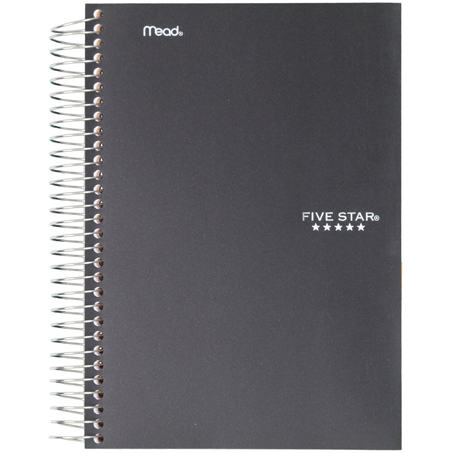 Wirebound Notebook with Two Pockets by Five Star® MEA06206