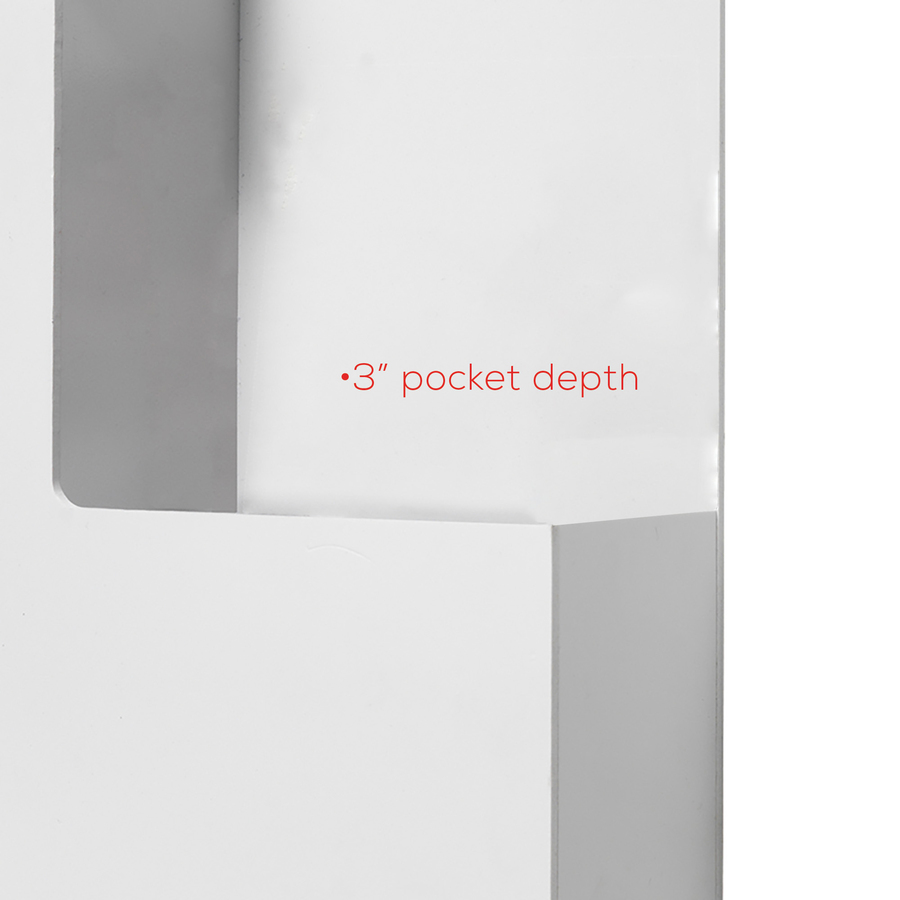 Deflecto Suggestion Box - External Dimensions: 13.8" Width x 3.6" Depth x 13" Height - Key Lock Closure - Plastic - White - For Suggestion Card - 1 Each