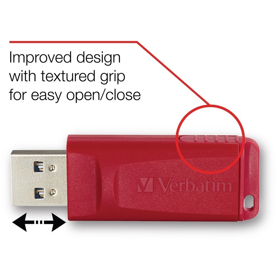 Verbatim 16GB Store 'n' Go USB Flash Drive - Red