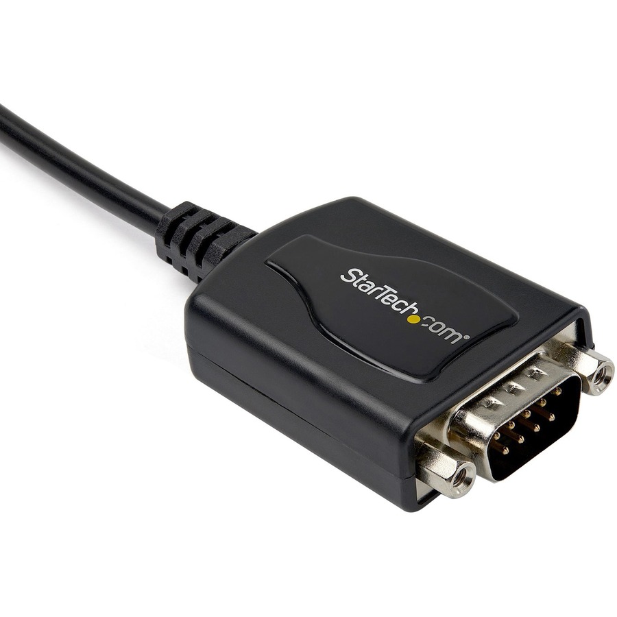 StarTech.com 1 Port Professional USB to Serial Adapter Cable with COM ...