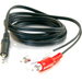 Cables to Go Value Series 3.5mm Stereo Male To 2xRCA Stereo Male - 6 ft.(40423)