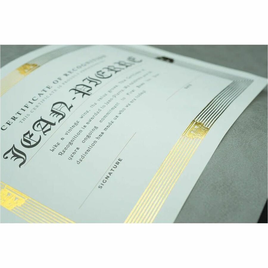 St. James&reg; Capital Gold Foil/Linen Certificate