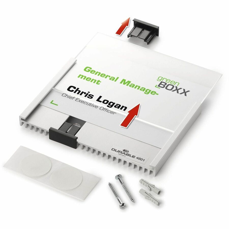 DURABLE Aluminum/Acrylic Information Sign Panel