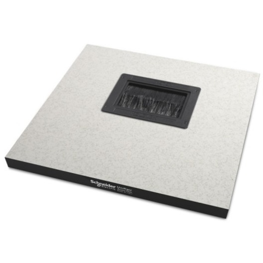 APC Integral Raised Floor Grommet - 1.61" (41 mm) Height x 10.98" (279 mm) Width x 8.27" (210 mm) Depth - TAA Compliant