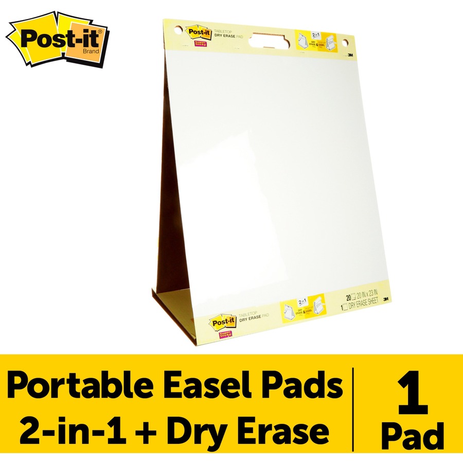 Post-it Super Sticky Easel Pad Wall Pad, 20 in x 23 in, 20 Sheets/Pad, 1  Pad