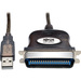 Tripp Lite USB to Parallel Printer Cable (USB-A to Centronics 36-M) 6-ft | U206-006-R