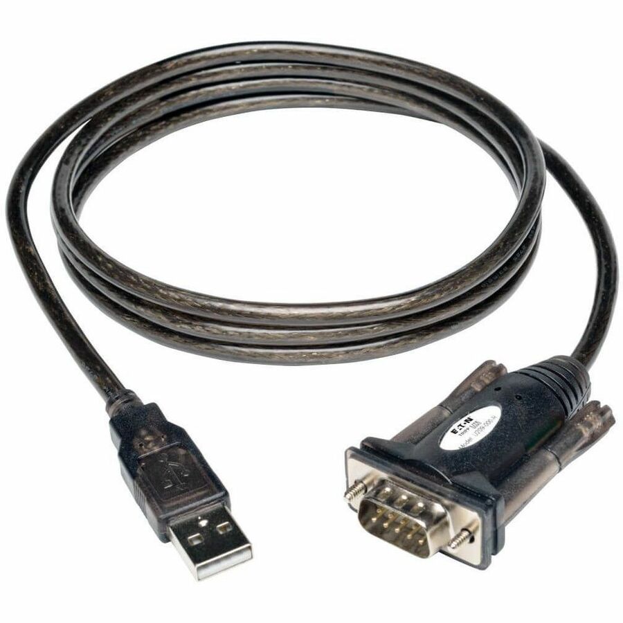Tripp Lite by Eaton USB-A to RS-232 (DB9) Serial Adapter Cable (M/M) 5 ft. (1.5 m) - (A-M to DB9-M)