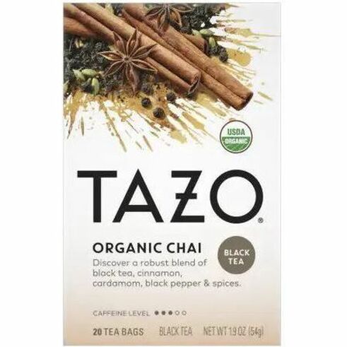 Tazo Organic Chai Black Tea - 20 / Box - Tea - TZO149904