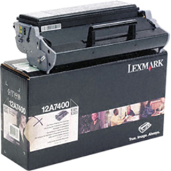 Lexmark Toner Cartridge - Laser - Standard Yield - 3000 Pages - Black - 1 Each - Laser Toner Cartridges - LEX12A7400