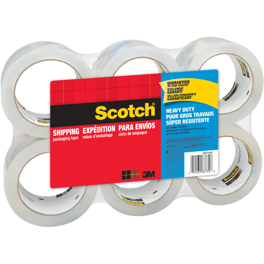 Scotch Heavy Duty Shipping Packaging Tape Packaging Tapes 3M