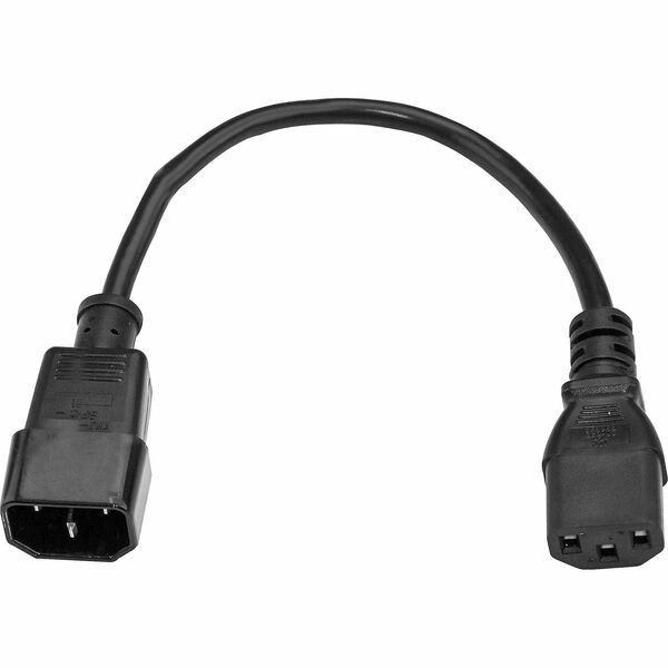 STARTECH Standard Computer Power Cord Extension, C14 to C13, 10 ft.