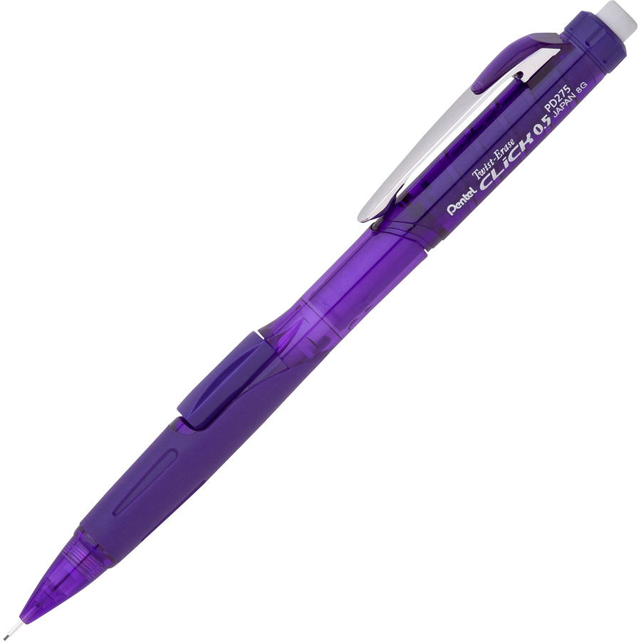 0.5 mm x10 pcs Violet barrel Zebra M-301 Stainless Steel mechanical pencil