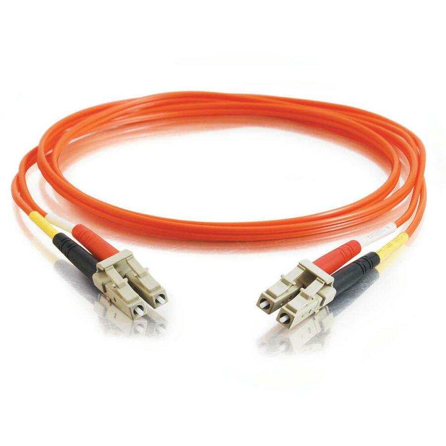 C2G-7m LC-LC 62.5/125 OM1 Duplex Multimode PVC Fiber Optic Cable (LSZH) - Orange