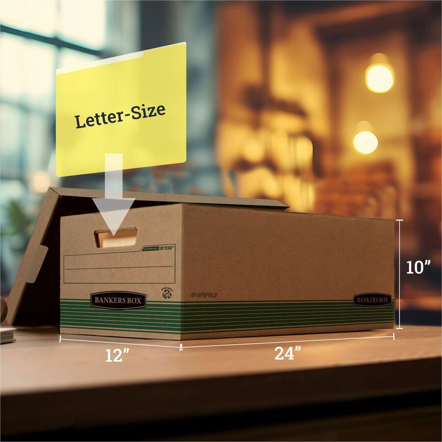 Bankers Box&reg; Stor/File™ Letter/Legal Recycled File Storage Box