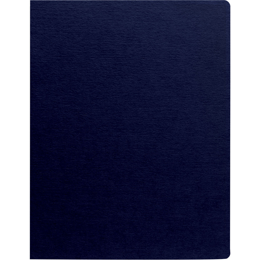 Fellowes Futura™ Presentation Covers - Oversize, Navy, 25 pack - 11.3" Height x 8.8" Width x 0.1" Depth - 8 3/4" x 11 1/4" Sheet - Rectangular - Navy - Polypropylene - 25 / Pack - Binding Covers - FEL5224801