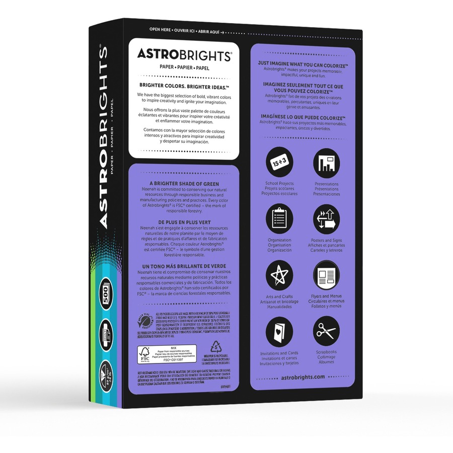 Astro Astrobrights Colored Paper - 8 - LegalSupply