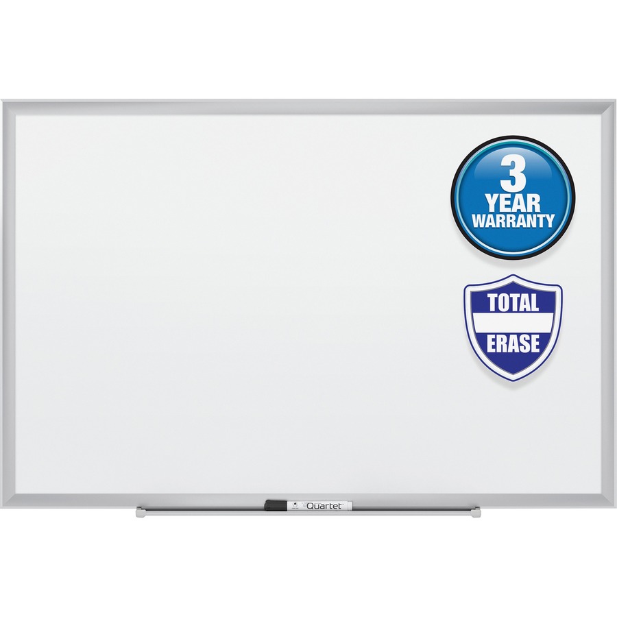 Quartet Marker Board - 48" (4 ft) Width x 36" (3 ft) Height - White Surface - Anodized Aluminum Frame - 1 Each - Dry-Erase Boards - QRT53400