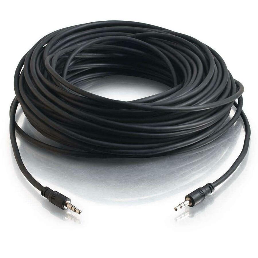 Legrand AV C2G 25 ft CMG-rated 3.5 mm stereo male-to-male audio cable — alternate view 1