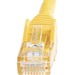 StarTech.com 25ft CAT6 Ethernet Cable - Yellow Snagless Gigabit - 100W PoE UTP 650MHz Category 6 Patch Cord UL Certified Wiring/TIA - 25ft Yellow CAT6 Ethernet cable delivers Multi Gigabit 1/2.5/5Gbps & 10Gbps up to 160ft - 650MHz - Fluke tested to ANSI/T