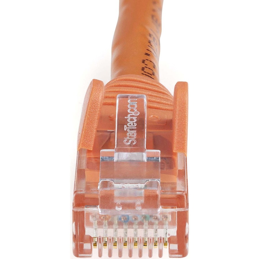 StarTech 7ft CAT6 Ethernet Cable - Orange Snagless Gigabit - 100W PoE UTP 250Mhz Category 6 Patch Cord UL Certified Wiring/TIA