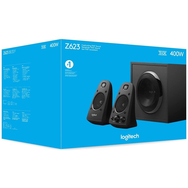 LOGITECH Z623 -- 2.1 Stereo Speaker System (980-000402)