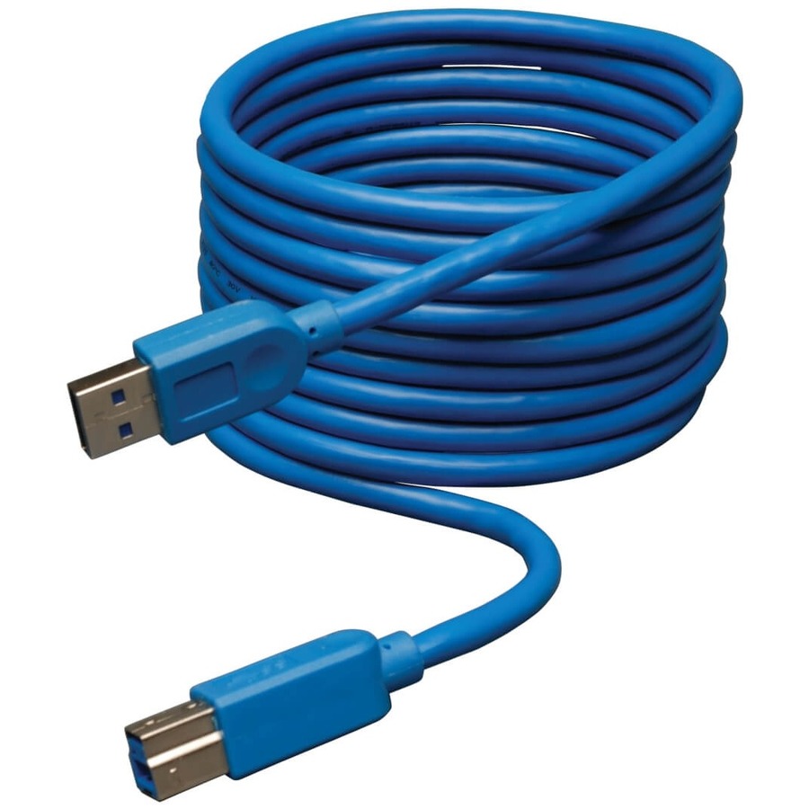 Tripp Lite by Eaton USB 3.2 Gen 1 SuperSpeed Device Cable (A to B M/M), 10 ft. (3.05 m)