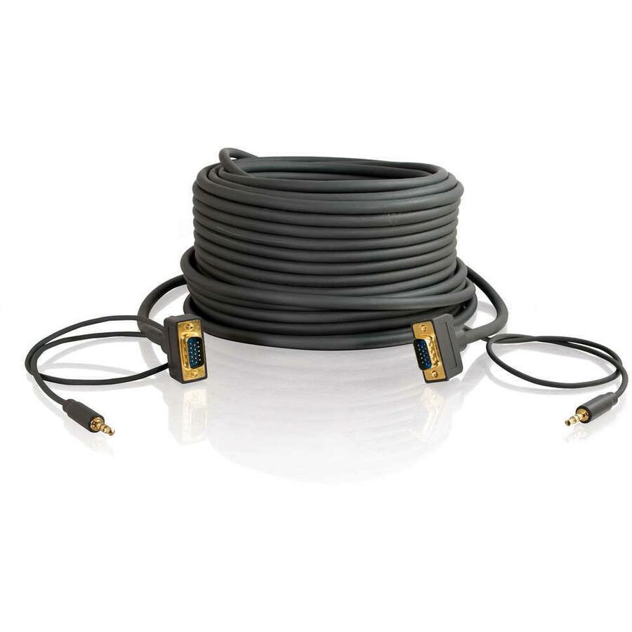 C2G 6ft Flexima VGA + 3.5mm A/V Cable M/M - In-Wall CL3-Rated - VGA Cable