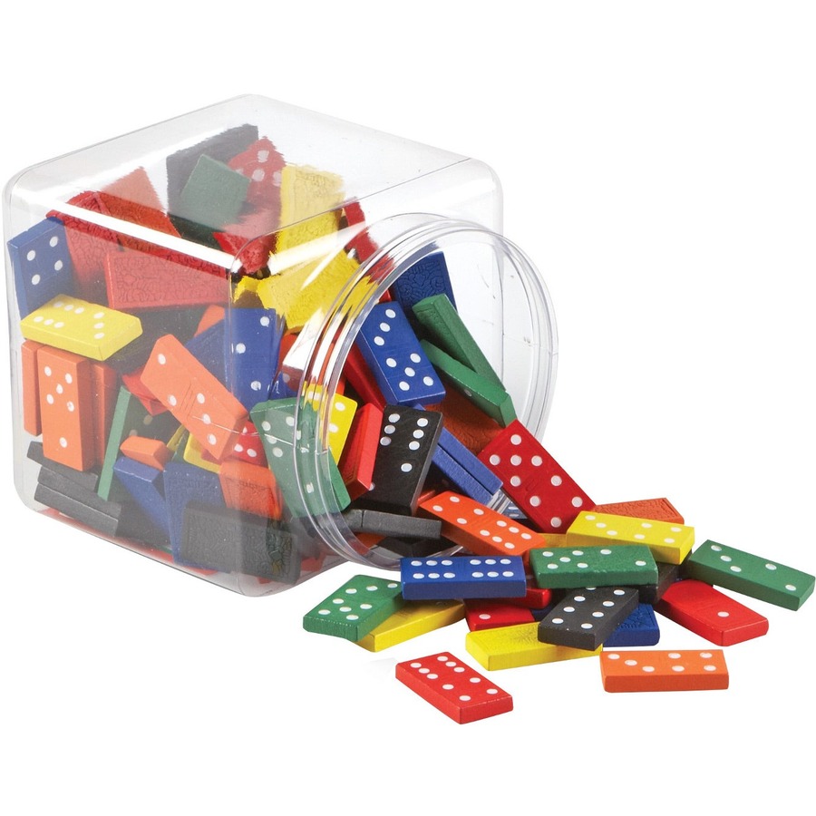 Learning Resources Double-Six Dominoes - Skill Learning: Color Identification, Mathematics, Counting, Sorting - Counting & Sorting - LRN0287