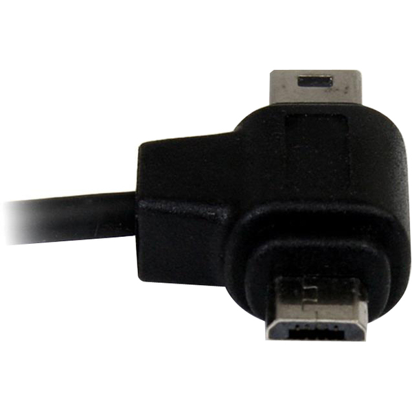 STARTECH Retractable USB Combo Cable – USB to Micro USB and Mini USB