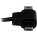 Startech Retractable USB Combo Cable – USB to Micro USB and Mini USB – M/M 2.5ft (USBRETAUBMB)