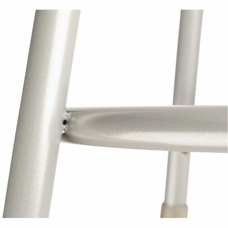 National Public Seating 6200 Series Heavy-Duty Stools - Masonite Seat Color - Masonite Seat Material - Gray Frame Color - Steel Frame Material - Four-legged Base - Steel - 1 Each