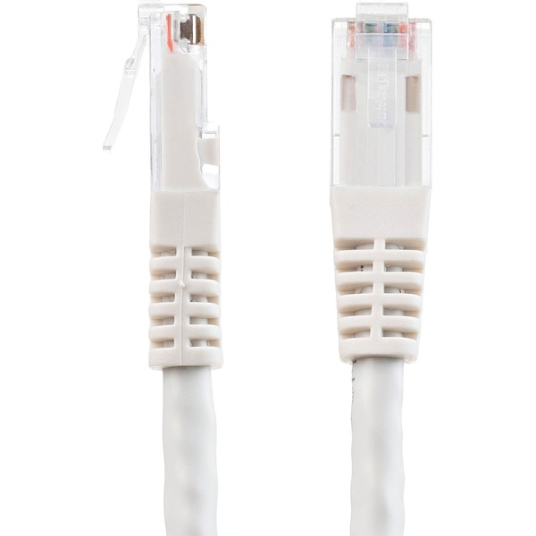 STARTECH 1 ft Category 6 Molded RJ-45 Patch Cable White